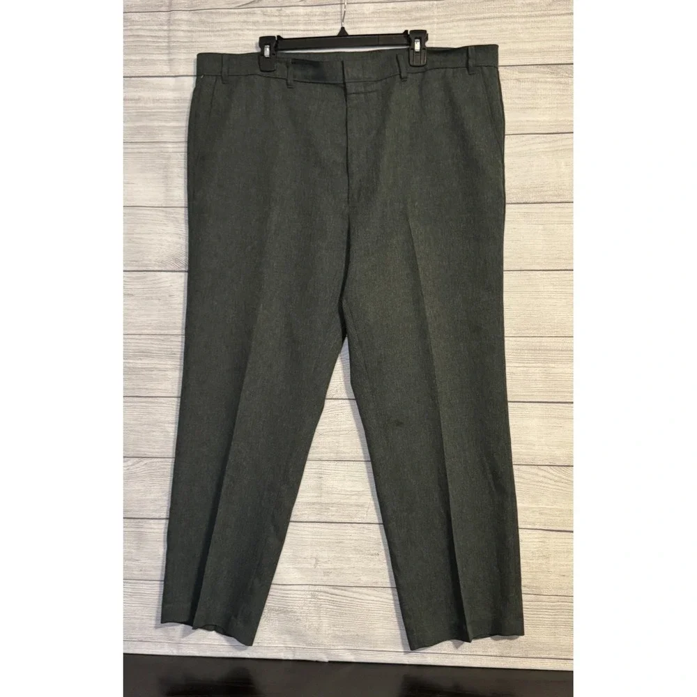 Vintage Levi's Action Slacks Dress Pants Mens 44x30 Charcoal Dacron Polyester